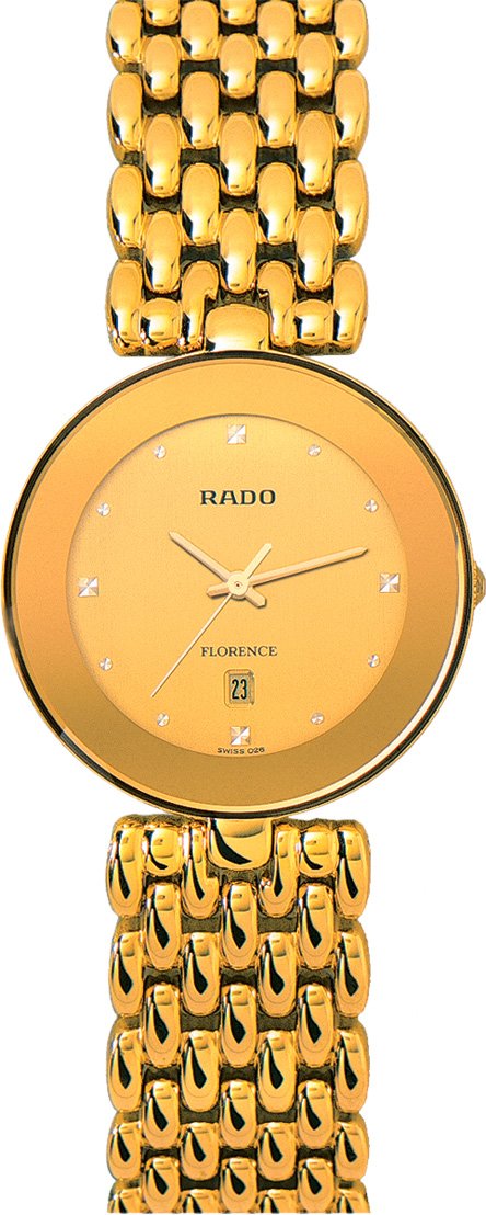 Rado hot sale florence gold